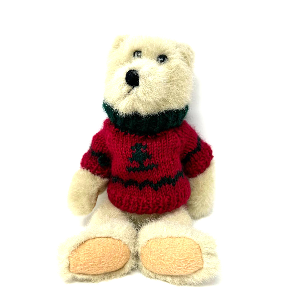 Boyds Collections Bear stuffed animal christmas sweater articulated
